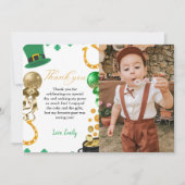 セントパトリック・デイ・シャムロック誕生日サンキューカード 案内状 (正面)