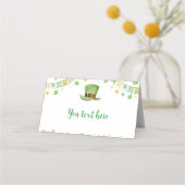 セントパトリック・ラッキーワン座席表誕生日パーティー プレイスカード (裏面)