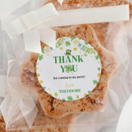 セントパトリック・ラッキーワン誕生日ステッカーラベル ラウンドシール