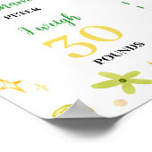 セントパトリック・ラッキーワン誕生日マイルストーン ポスター (角)