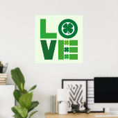 セントパトリック・ラブ ポスター (ホームオフィス)