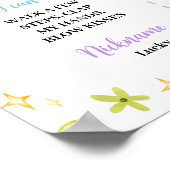 セントパトリック・レインボー・ラッキーワン・マイルストーンポスター ポスター (角)