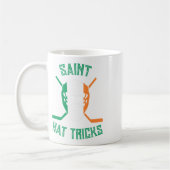 セントパトリック#39;sデイサンハットトリックアイルランド国旗フー コーヒーマグカップ (左)