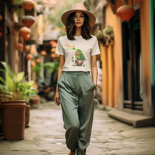 セントパトリックbirdieグリーンパロットピンチプルーフ トライブレンドTシャツ