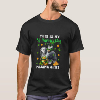 セントパトリックsデイパジャマシャツ格言ひげコリー tシャツ