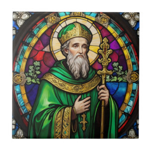 セントパトリックSt patricks dayステンドグラス タイル