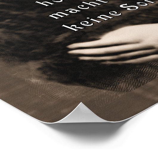 セントパドレピオカトリックサンドイツ引用文 ポスター (角)