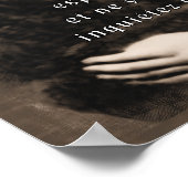 セントパドレピオカトリックフランスの引用文 ポスター (角)