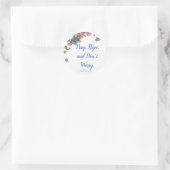 セントパドレピオ引用文と花 ラウンドシール (バッグ)