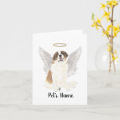 セントパーソナライズされたベルナール悔やみや弔慰メモリアル カード (黄色い花)