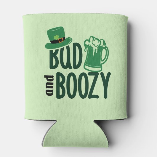 セントパーソナライズされた・パトリックのビクールア – アイリッシュ・ビール 缶クーラー (裏面)