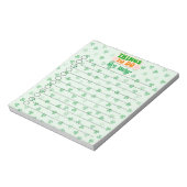 セントパーソナライズされた・パトリックの日をテーマにしたTo-Doリスト ノートパッド (回転)