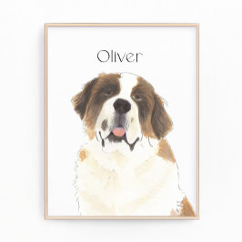 セントパーソナライズされた・ベルナール・アート フォトプリント           