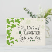 セントパーチックデイアイリッシュ賛美の緑のシャムロック シーズンカード (スタンド正面)