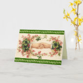 セントビクトリアン・パトリックの日のグリーティングカード カード (黄色い花)