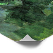 セントビクトワールとシャトーノワールbyポール・セザンヌ ポスター (角)