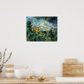 セントビクトワールとシャトーノワールbyポール・セザンヌ ポスター (キッチン)