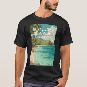 セントビンセントおよびグレナディーン諸島のイラスト Tシャツ