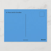 セントビンセントおよびグレナディーン諸島の夜 ポストカード (裏面)