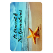 セントビンセントおよびグレナディーン諸島ヒトデ マグネット (縦)