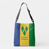 セントビンセントおよびグレナディーン諸島国旗のビンシー クロスボディバッグ (裏面)