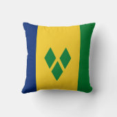 セントビンセントおよびグレナディーン諸島国旗 クッション (裏面)