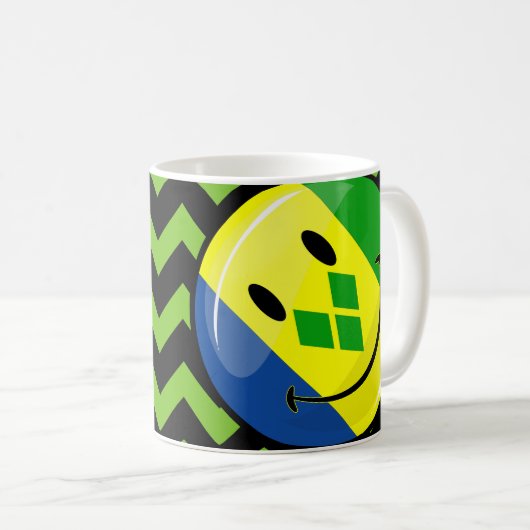 セントビンセントおよびグレナディーン諸島国旗 コーヒーマグカップ (正面右)