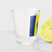 セントビンセントおよびグレナディーン諸島国旗 ショットグラス (左)