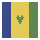 セントビンセントおよびグレナディーン諸島国旗 フォトキューブ (右)