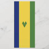セントビンセントおよびグレナディーン諸島国旗 メニュー (裏面)