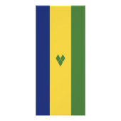 セントビンセントおよびグレナディーン諸島国旗 ラックカード (裏面)