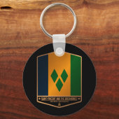 セントビンセントおよびグレナディーン諸島 キーホルダー (正面)