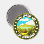セントビンセントおよびグレナディーン諸島 マグネット (正面/裏面)