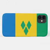 セントビンセントとグレナディーン旗 Case-Mate iPhoneケース (裏面(横))