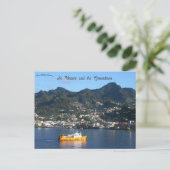 セントビンセントに向かって航海するフェリー提督II ポストカード (スタンド正面)