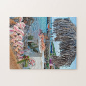 セントビンセントの屋台に貝殻を詰める。 ジグソーパズル (横)