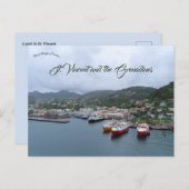 セントビンセントの港 ポストカード (正面/裏面)