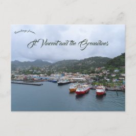 セントビンセントの港 ポストカード