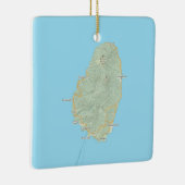 セントビンセントウエストインディクリスマス セラミックオーナメント (右)