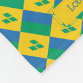 セントビンセントクリスチャン聖なる書物、 経典ラブカバー フリースブランケット (角)