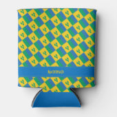 セントビンセントグレナディーンパーソナライズされた州旗 缶クーラー (正面)