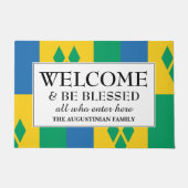 セントビンセントファミリーウェルカム ドアマット (正面)