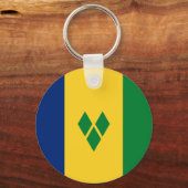 セントビンセント国旗 キーホルダー (裏面)