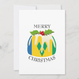 セントビンセント国旗 |クリスマスプリン |フェスティバル シーズンカード