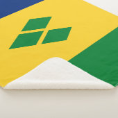 セントビンセント国旗 シェルパブランケット (3/4)