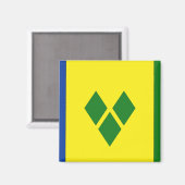 セントビンセント国旗 マグネット (正面/裏面)