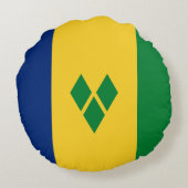 セントビンセント国旗 ラウンドクッション (裏面)