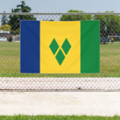 セントビンセント国旗 横断幕 (インサイチュ)