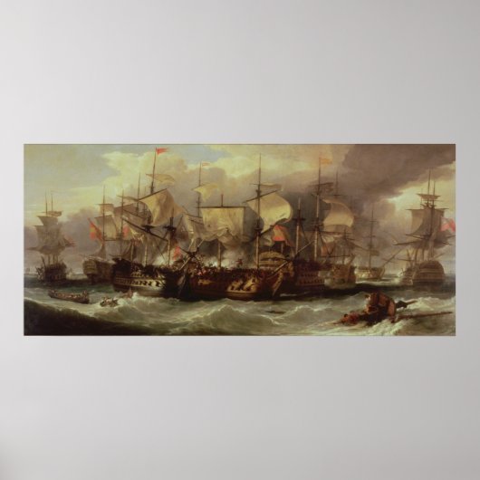 セントビンセント岬の戦い ポスター (正面)