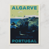 セントビンセント岬イラストレーションアルガルヴポルトガル ポストカード (正面)